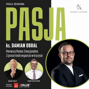 Okładka książki PASJA, ks. Damian Obrał